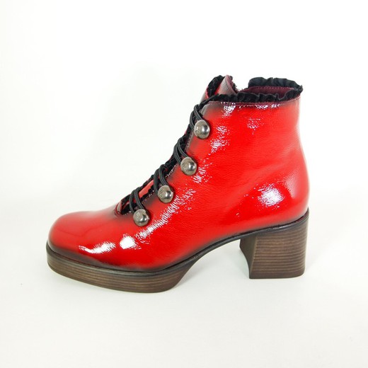 Botines Jose Saenz 6455 Dorys Rojo