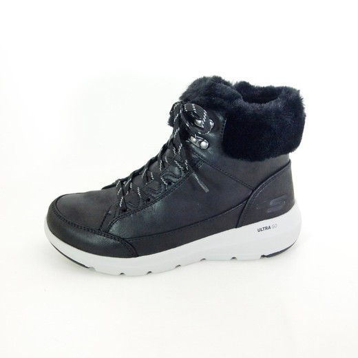 Botines Skechers Glacial Ultra Cozy Collab 144178 Negro