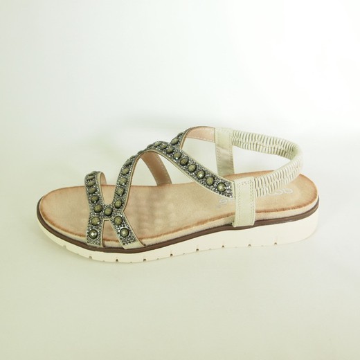 Sandalias Amarpies ABZ26668 Beige