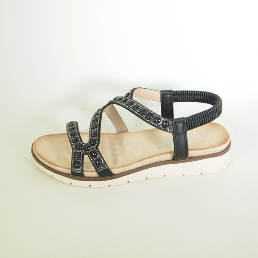 Sandalias Amarpies ABZ26668 Negro