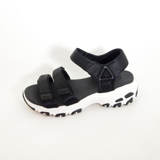 Sandalias Skechers D'Lites Style Fresh Catch 31514 Negro