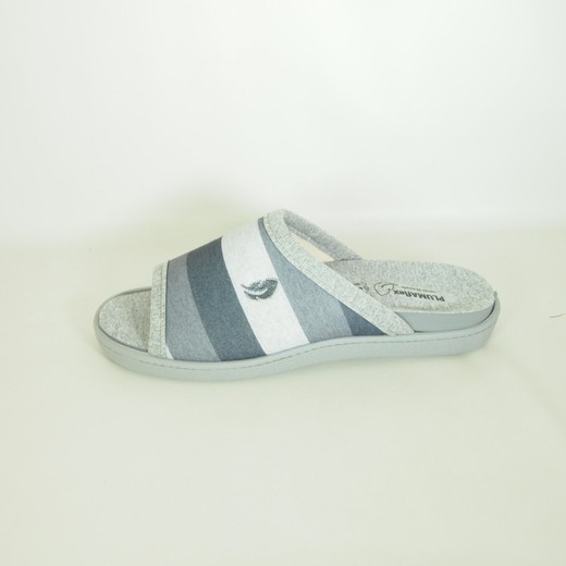 Zapatillas de casa Plumaflex R12455 Gris