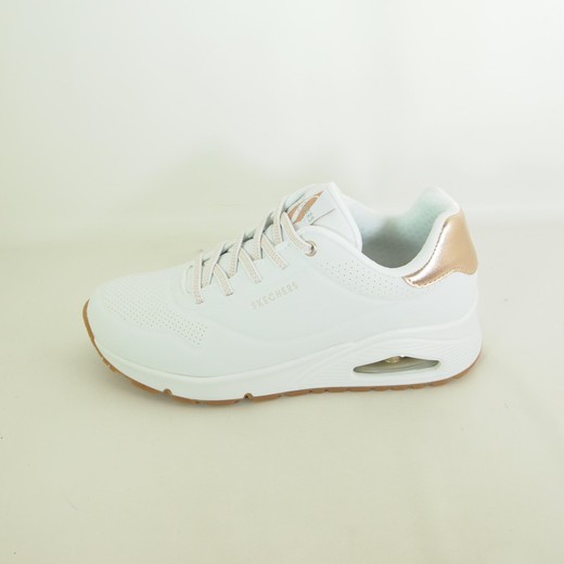 Zapatillas deportivas Skechers Uno Shimmer Away 155196 Blanco