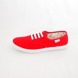 VICTORIA - Zapatillas blanco y rojo 129101 Mujer