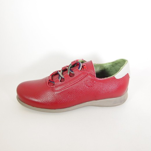 Zapatos Jose Saenz 2085 Rural Rojo Rioja