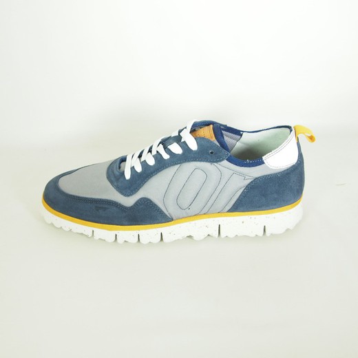 Zapatos On Foot 700 Gris-Azul