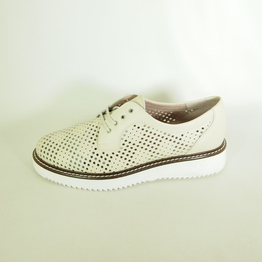 Zapatos Pitillos 5730 Blanco Crema