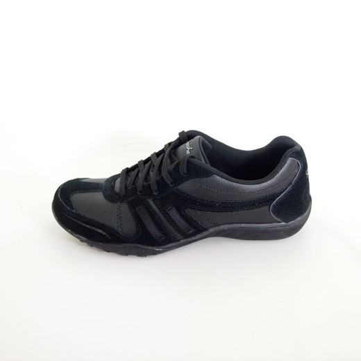 Zapatos Skechers Breathe Easy Modem Day 23013 Negro