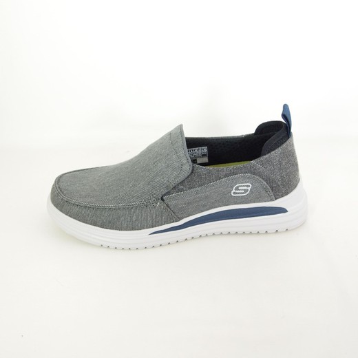 Zapatos Skechers Proven Evers 204472 Gris