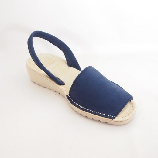 Abarcas con cuña 19350 Azul