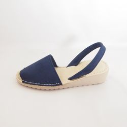 Abarcas con cuña 19350 Azul