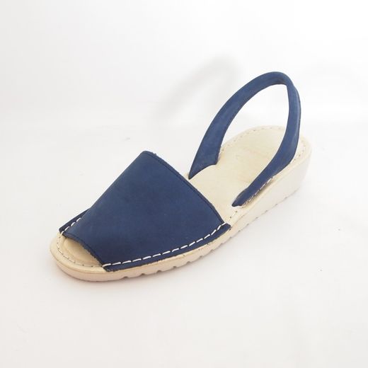 Abarcas con cuña 19350 Azul