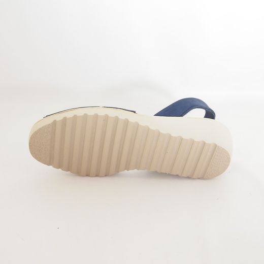 Abarcas con cuña 19350 Azul