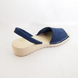 Abarcas con cuña 19350 Azul