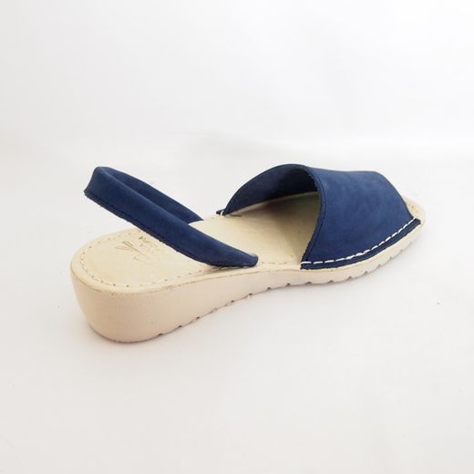 Abarcas con cuña 19350 Azul