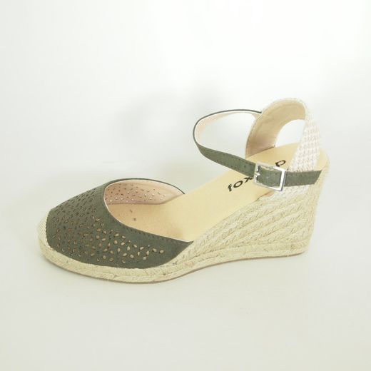 Alpargatas Foxy Up 05-1276 Kaki