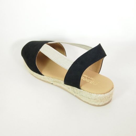 Alpargatas Paseart 104-T822 Negro