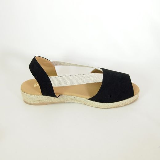 Alpargatas Paseart 104-T822 Negro