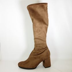 Botas de serraje sintéctico elástico