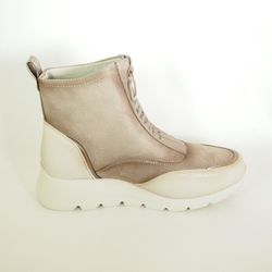 Botines Amarpies AMD 27098 Crema