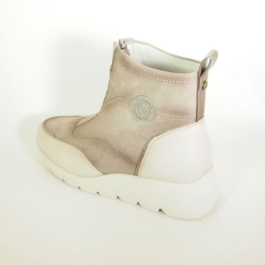 Botines Amarpies AMD 27098 Crema