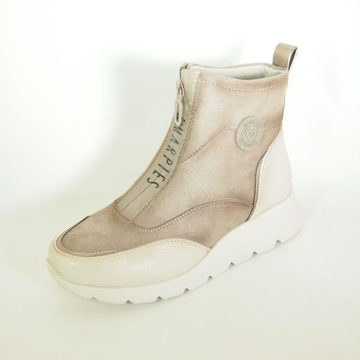 Botines Amarpies AMD 27098 Crema