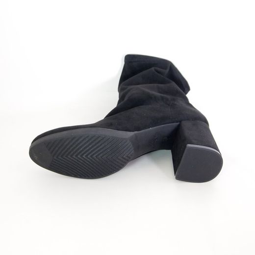 Botines en tejido elástico Negro