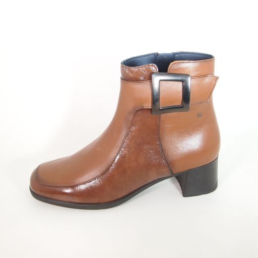 Botines Fluchos D9199 Ikia Marrón Cuero