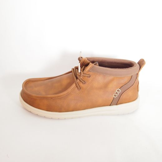 Botines Hey Dude 42051_2DU Wally Mid Grip Classic Cognac