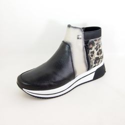 Botines José Sáenz Jane 3123 Negro-Beige