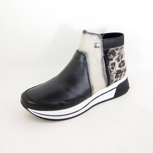 Botines José Sáenz Jane 3123 Negro-Beige