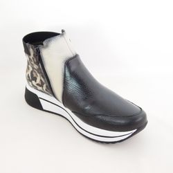 Botines José Sáenz Jane 3123 Negro-Beige