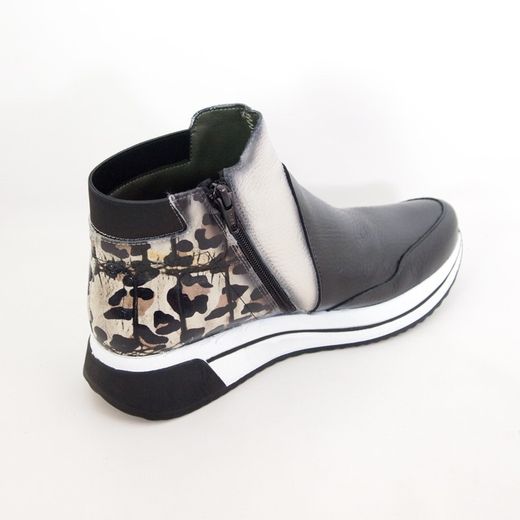 Botines José Sáenz Jane 3123 Negro-Beige