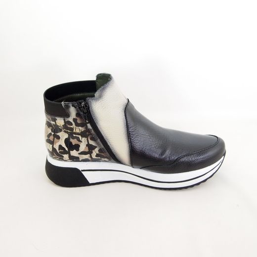 Botines José Sáenz Jane 3123 Negro-Beige