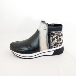 Botines José Sáenz Jane 3123 Negro-Beige