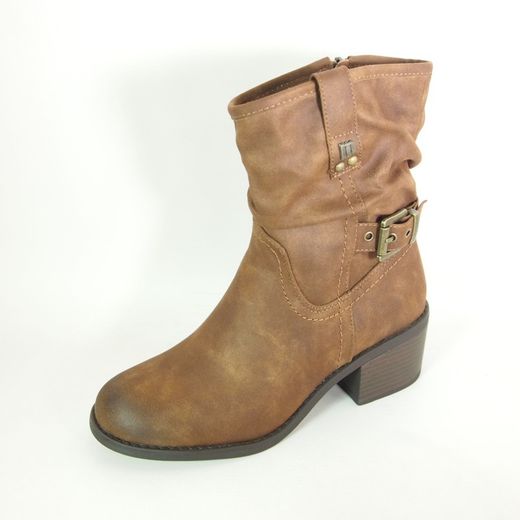 Botines Mustang 59351 Marrón Cuero