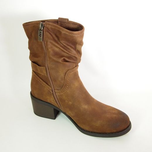 Botines Mustang 59351 Marrón Cuero