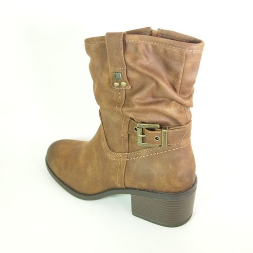 Botines Mustang 59351 Marrón Cuero