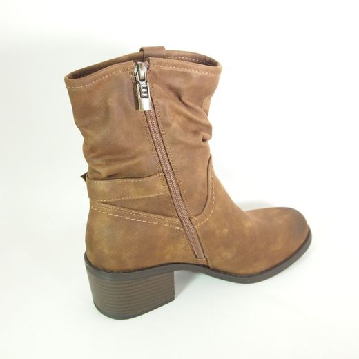 Botines Mustang 59351 Marrón Cuero