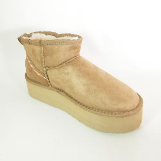 Botines Mustang 59733 Marrón Cuero