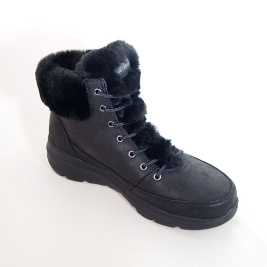 Botines Skechers 144202BK Glacial Ultra Wonderland Negro