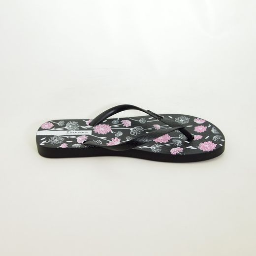 Chanclas Ipanema Happy 82722 Negro-Rosa