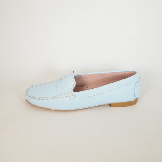 Mocasin planos Chamby 20310 Celeste