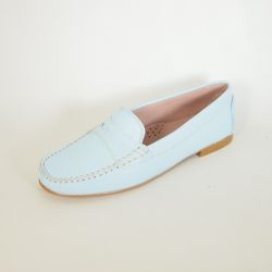 Mocasin planos Chamby 20310 Celeste
