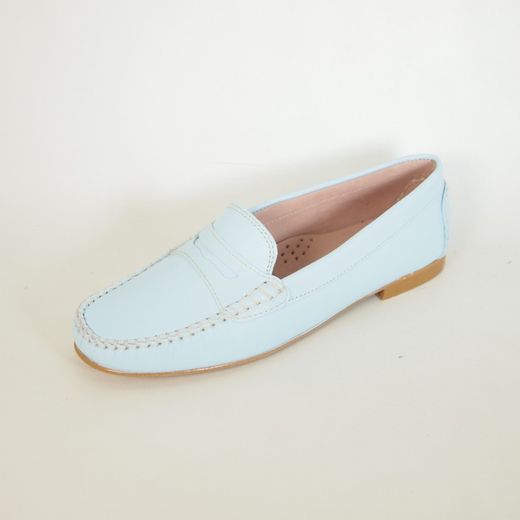 Mocasin planos Chamby 20310 Celeste
