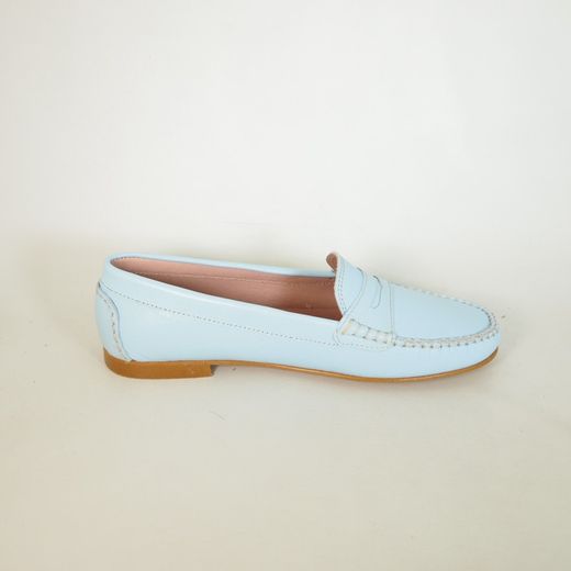Mocasin planos Chamby 20310 Celeste