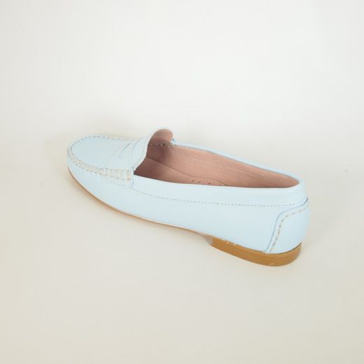 Mocasin planos Chamby 20310 Celeste