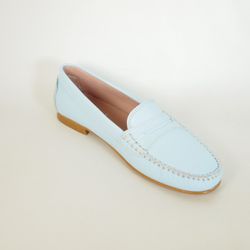 Mocasin planos Chamby 20310 Celeste
