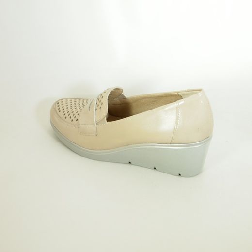 Mocasines Pitillos 5023 Crema-Piedra