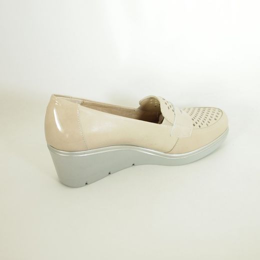 Mocasines Pitillos 5023 Crema-Piedra
